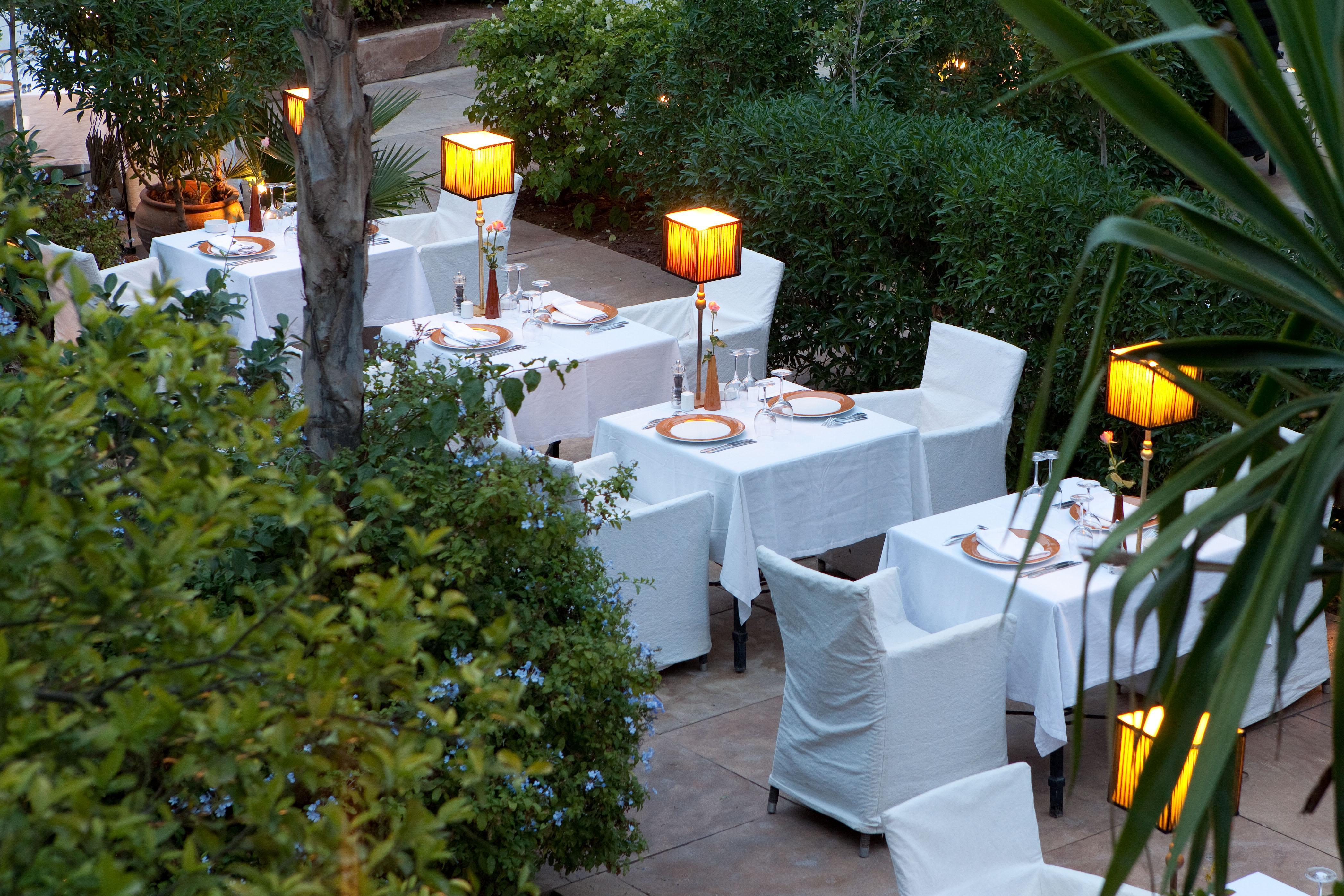 Les Jardins De La Koutoubia Hotel Marrakesh Ngoại thất bức ảnh The restaurant at the Mandarin Oriental, Marrakech