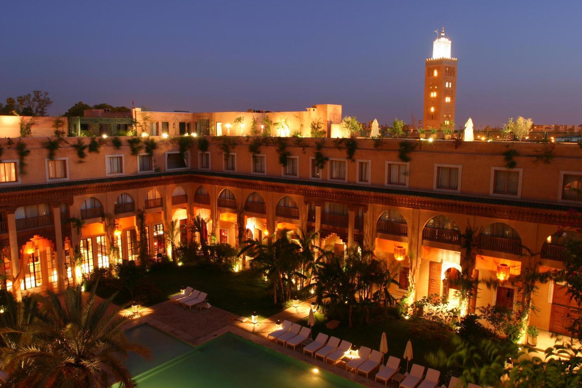 Les Jardins De La Koutoubia Hotel Marrakesh Ngoại thất bức ảnh The hotel's courtyard
